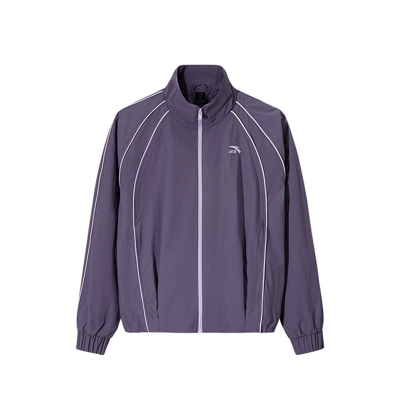 Anta Sports Retro Woven Jacket Women Jacket Deep-Plum 162618616-2 M