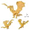 25-26 King Ghidorah Χρυσός Τρικέφαλος Δράκος - Συλλεκτική Φιγούρα Δράσης από PVC