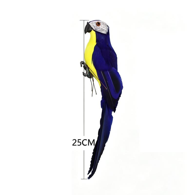 25/35Cm Simulation Parrot Garden Decoration Creative Lawn Figurine Ornament Animal Bird Outdoor Garden Party Prop Decoration