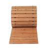 VEVOR Wooden Garden Pathway, 24 Ft L X 17 In W, Non-Slip Straight Garden Walkway, Roll Out Cedar Outdoor Walkway Path with Wire Rope Connection