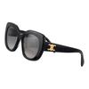 Celine Triomphe 06 Lunettes de soleil carrées Lunettes de soleil pour femme Noir CL40216 U-01F