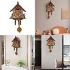 Wall Clock Contemporary With Acoustic Cuckoo For Interior Living Household Room