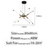 Modern Minimalist Living Room Pendant Lamp Creative Restaurant Bar Chandelier Luxury Bedroom Study Lights Combination Luminaire