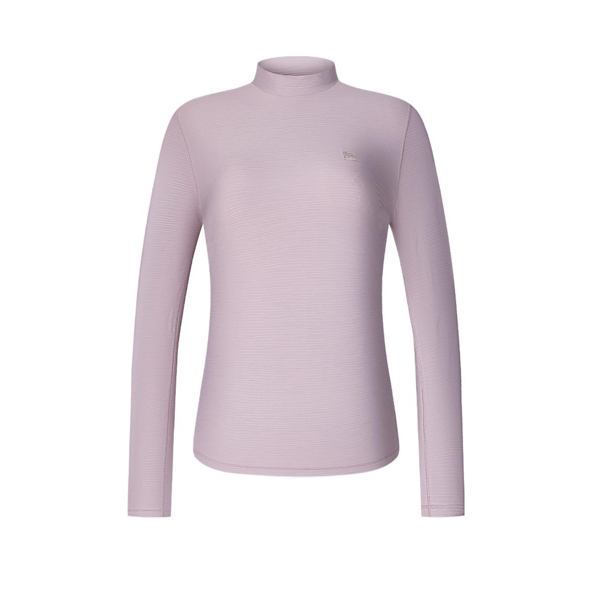 

FILA Fitness Durable Comfortable Stylish Versatile Slim Fit Long Sleeve T-Shirt Women tops Wisteria-Purple A11W341216F-PU M