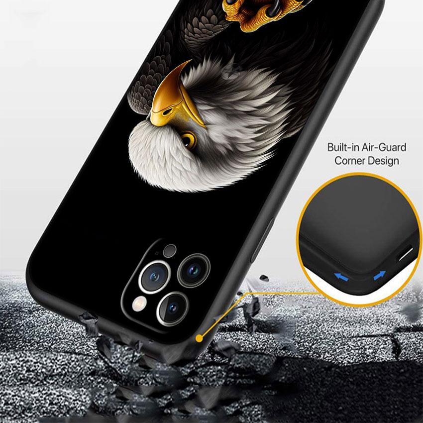 MY15 Hawk Eagle Soft Shell Handyhülle für Xiaomi Poco C40 C50 C51 C55 C65 C71 C75 F3 F5 F6 F7 M2 M3 Pro Ultra