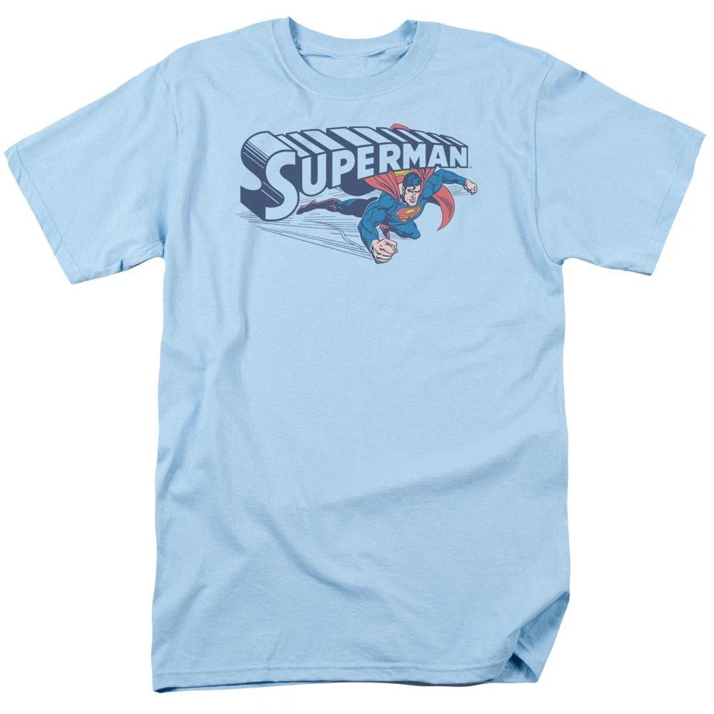 DC Comics - Superman - Under Logo - Unisex Short Sleeve Children s T-shirt - Blue 100