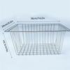 ABBP-Camping Storage Basket For Table Side Expansion Rack Stainless Steel Drain Basket Multifunctional Folding
