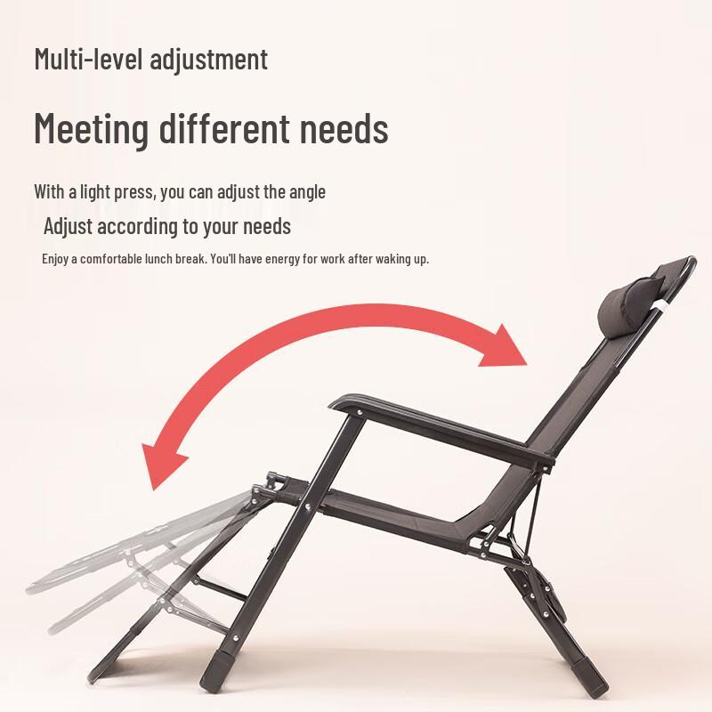 OEING Folding Nap Lounge Chair & Camping Bed