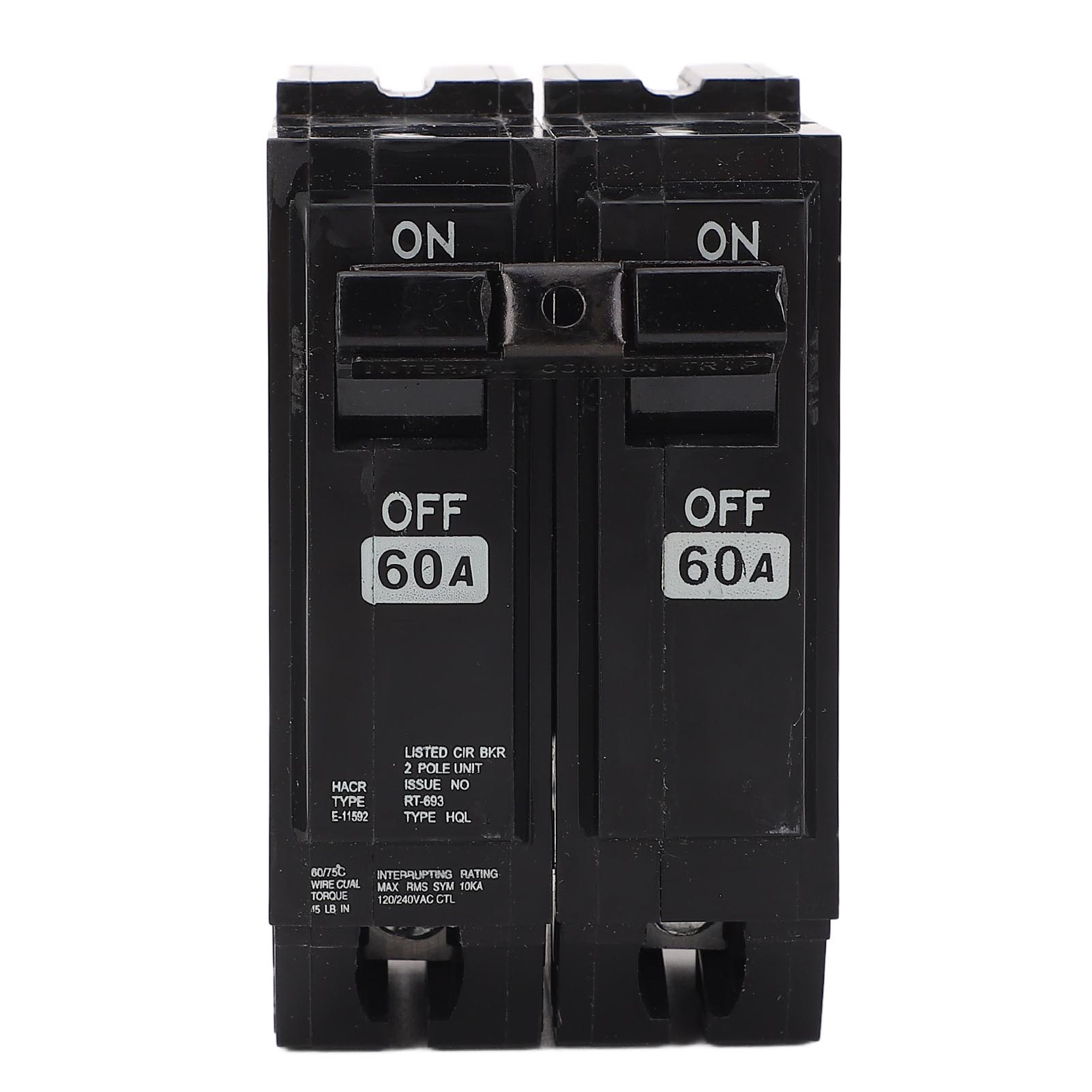 

Вставний автоматичний вимикач 60A 2P Електричний мініатюрний автоматичний вимикач для дому, квартири