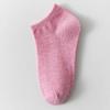 Women's Solid Color No-Slip Low-Cut Socks - Spring/Summer Thin Cotton Invisible Ankle Socks