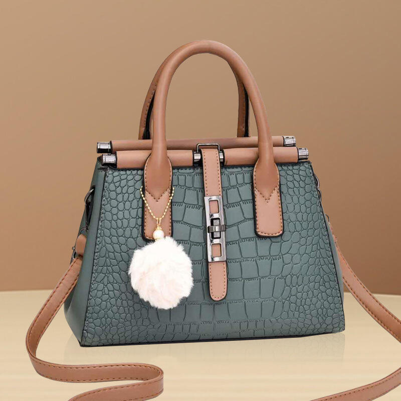 New Women's Handheld Bags Shoulder Bags European American Retro Crocodile Pattern Fashion Trend Leisure Versatile Crossbody Bags