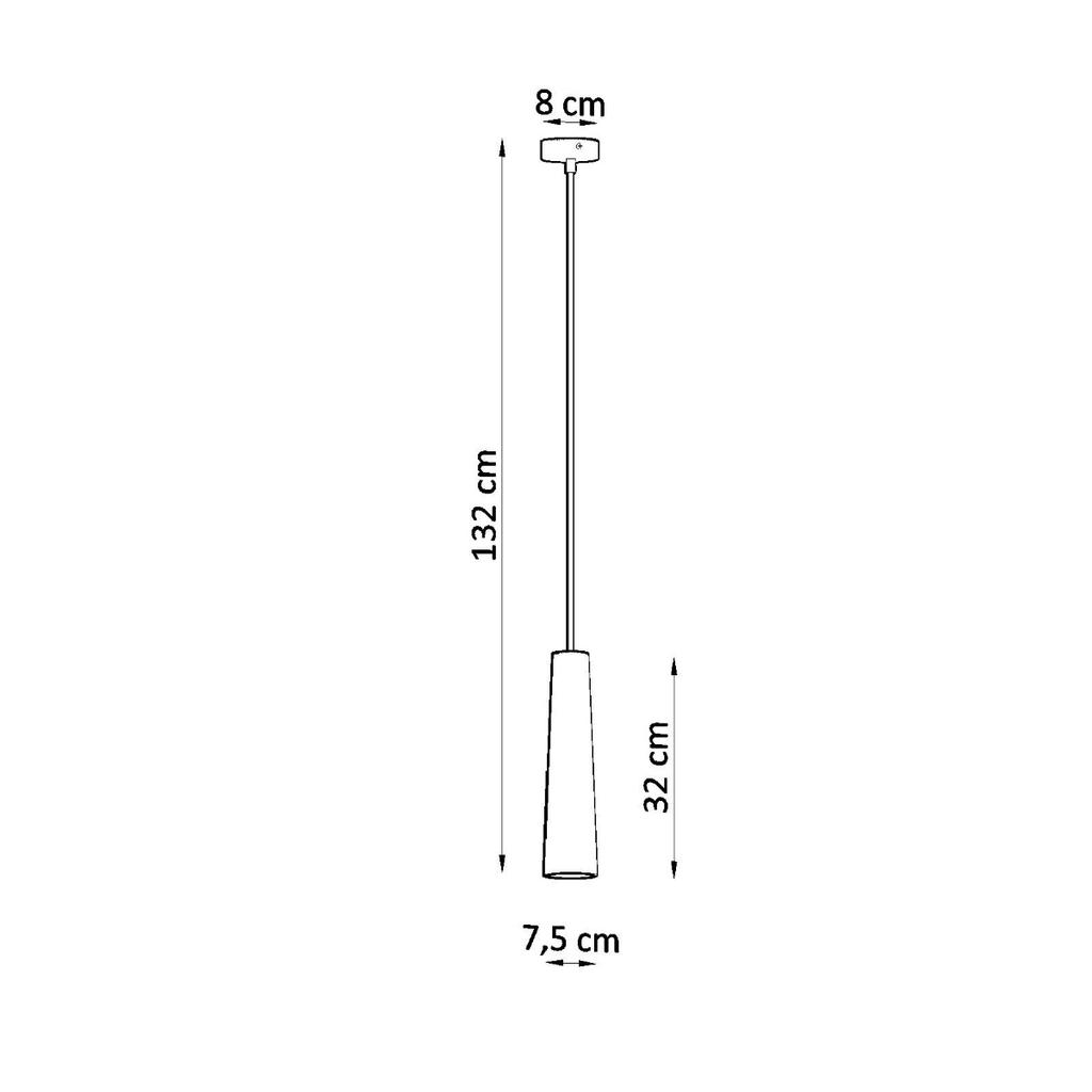 Lampa Wisząca Arbyx 1 Gu10 Biały Lumilo 08.369.45
