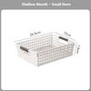 Household Storage Boxes, Storage Containers for Snacks, Toys, Plastic Storage Baskets, Dormitory Desks Organizer for Book