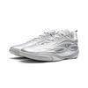 Li Ning Cushioning Slip Resistant Abrasion Resistant Breathable Rebound Grip Low top Basketball Shoes Men's Silver ABAV045-15