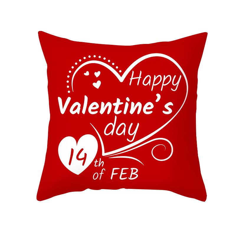 New Valentine's Day Theme Pillow Cover Home Pillow Cushion Cover