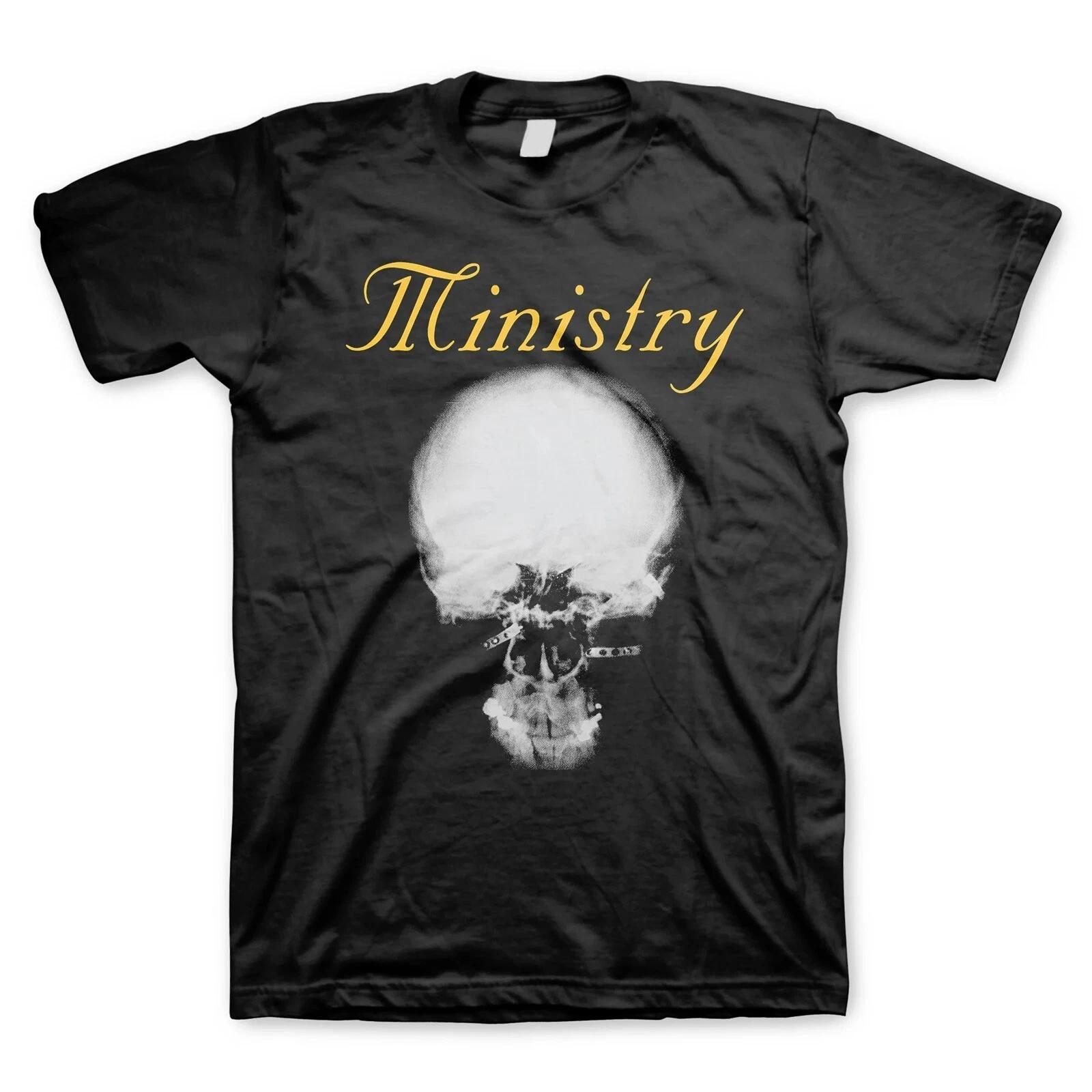 MINISTRY cd cvr MIND IS A TERRIBLE THING TO TASTE SKULL Official SHIRT XXL new 3XL