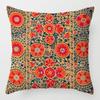 Bohemian ethnic style throw pillow retro printing sofa bed home decoration cushion short velvet pillow