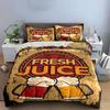 "Fresh Juice Mugs Graphic." Bedding Sets Duvet Cover Sets Duvet Covers Pillowcases(1 * Duvet Cover 2 * Pillowcases Without Duvet Insert)