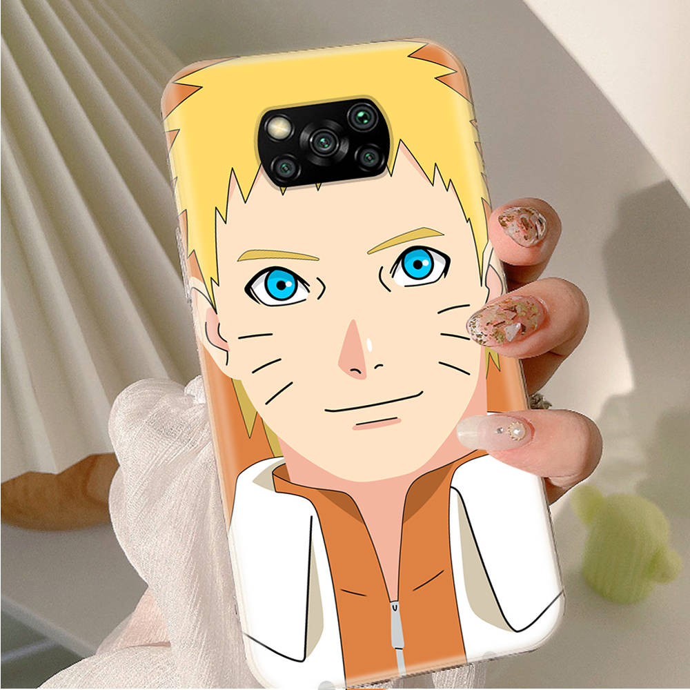 AD85 Naruto Anime Clear Case for Samsung A04 A14 A23 A34 A54 M23 M33 M52 M53 Realme 10 9 C30S C35 C55 VIVO Y02 Y21 Y33S Y51 X80 V25 Cover