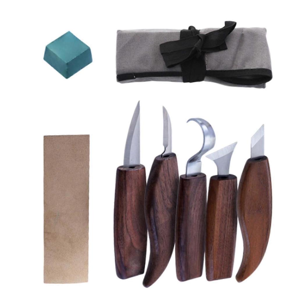 8Pcs Beginners Whittling Kits Wood Carving Tools for Handmade Wood CarvingZZ47