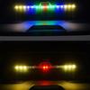 Solar Car Visor Strobe Flashing Lamp Interior Windshield LED Decoration Lamp Triangle Frame Emergency Parking Signal Strobe Lamp