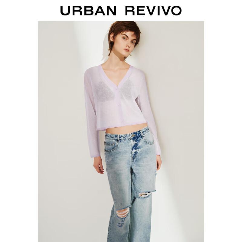 

Women s V-neck Button-up Knit Cardigan S