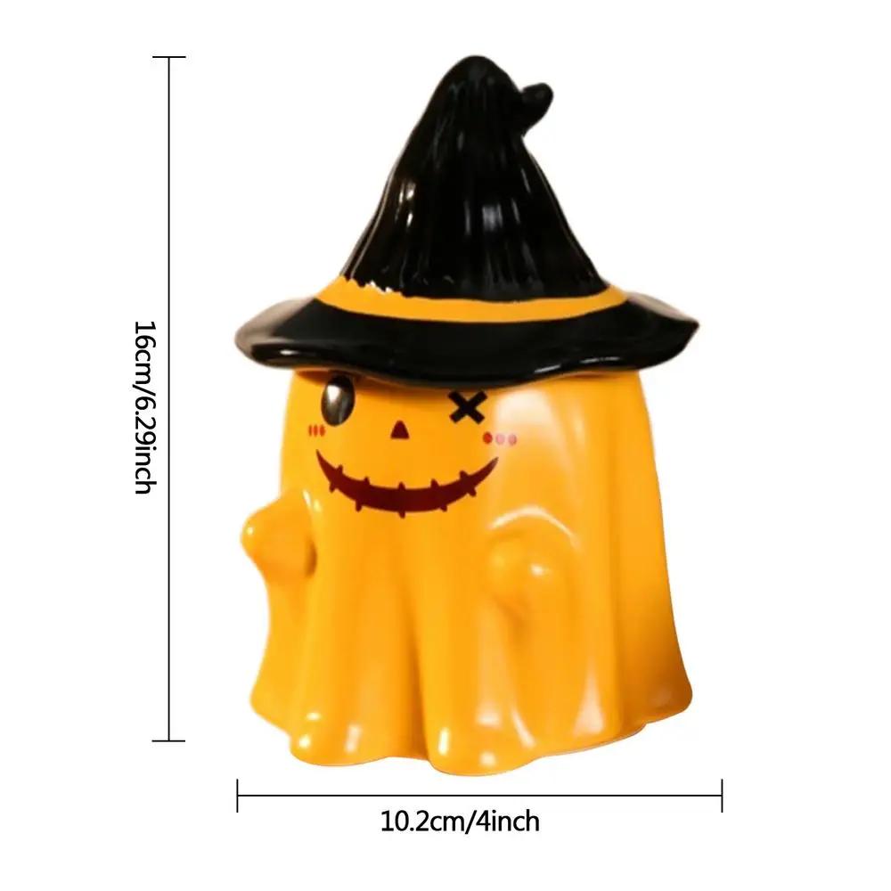 Halloween creative gift ceramic cup cute ghost shaped fun breakfast milk cup personalized mug funny coffee cup