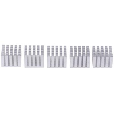 5 Pcs 20X20X15Mm Cooling Accessories Diy Heatsink Cpu Gpu Chip Aluminum Heatsink