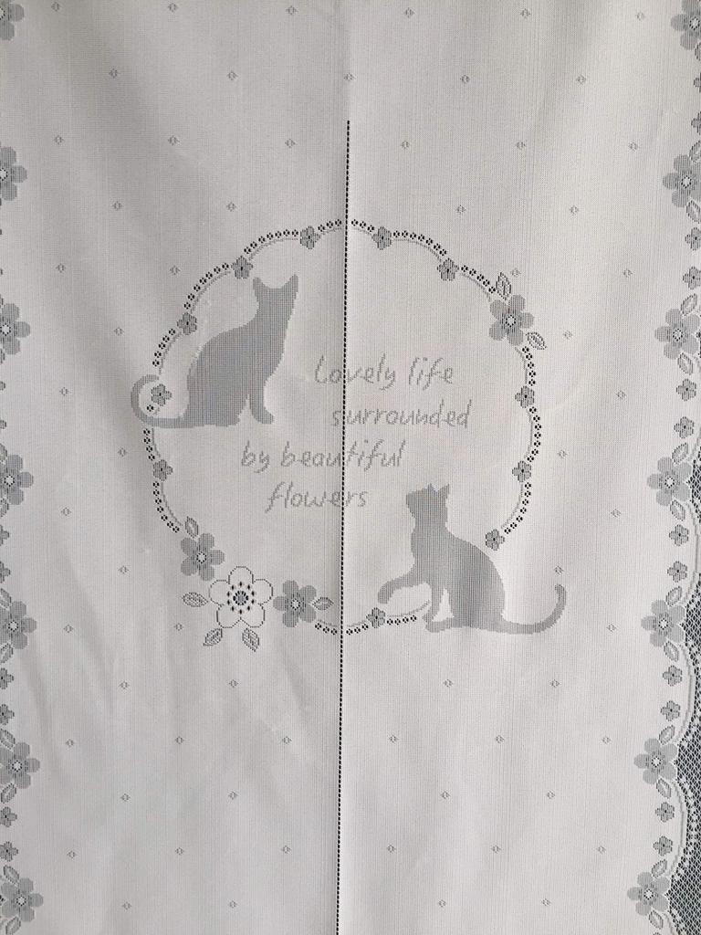 JUKE19 Noren Privacy Long Cute Cat Stylish Interior for Living Easy To 1 Width Length 150cm (Japanese Curtain) - Partition, Screen, Thick, Curtain,
