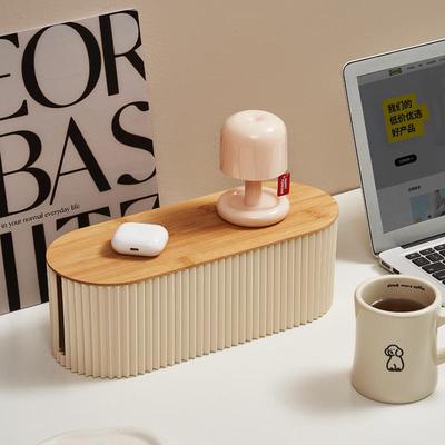 Desktop Cable Organizer & Power Strip Cover Box