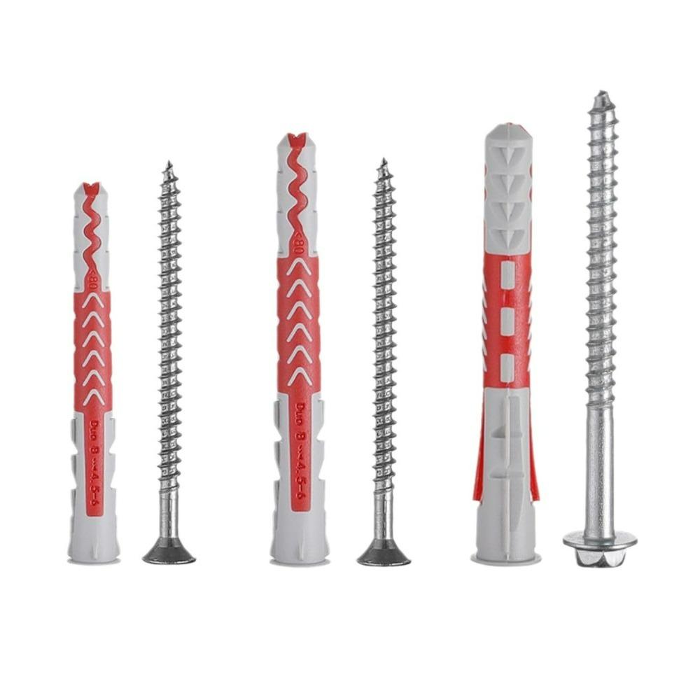 Dual-Color Expansion Screws – Wall Anchors for Hollow Bricks Foam Walls & Aerated Blocks | Home & Engineering Expansion Bolts