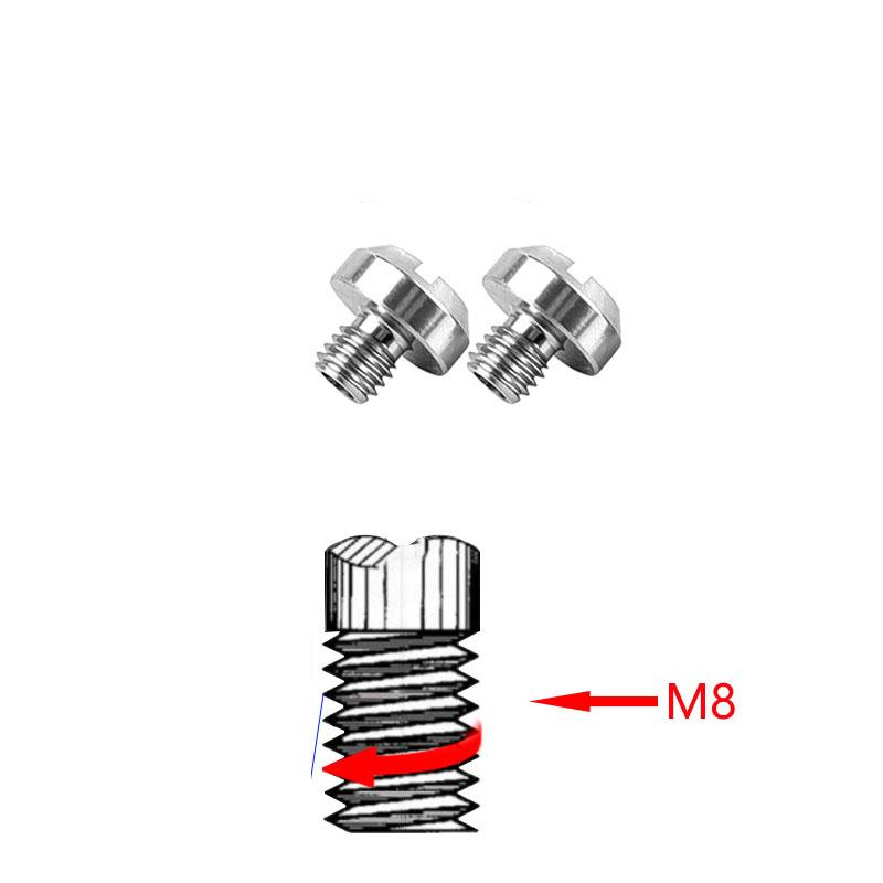 2pcs M8 / M10 Motorcycle Rear View Mirror Hole Plugs Screws Aluminum Alloy Parts Modification Accessories