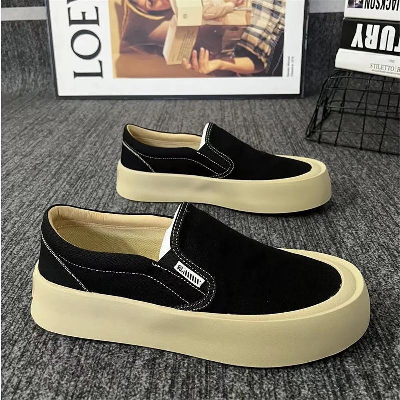 Fashion Lightweight Breathable Men Loafers Breathable Men Platform Canvas Shoes Fashion Hot Sale Male Casual Sneaker Zapatos para hombre