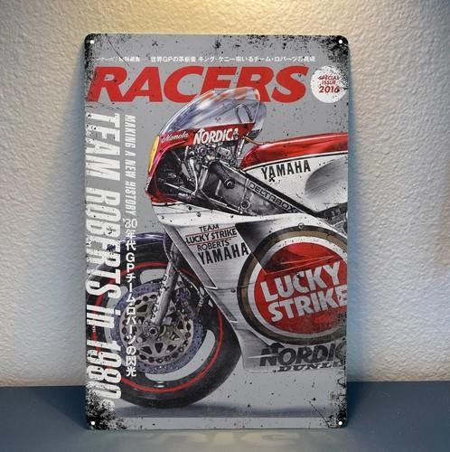 k1Racers Gp Roberts Мотоцикл Металлический Плакат Коллекционный Жестяной Знак 20x30см алюминий 20x30cm(7.8x11.8inch)
