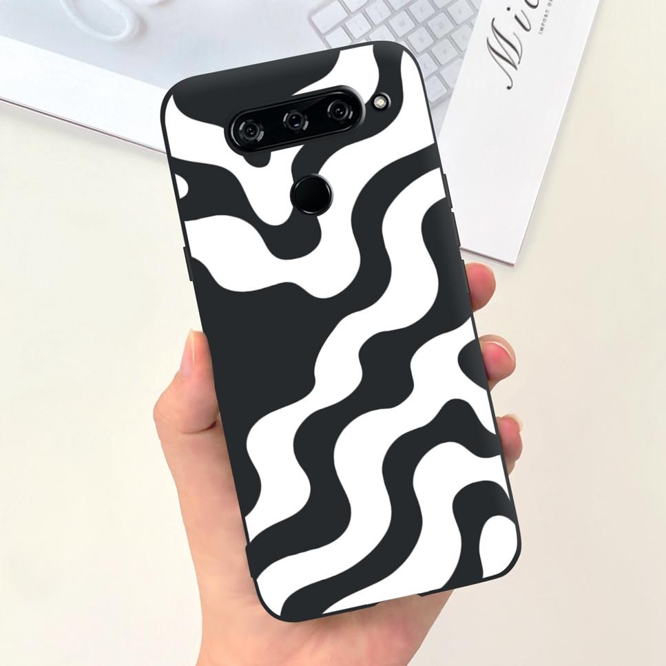 Case For LG V40 ThinQ Cartoon Astronaut Dinosaur Soft Silicon Black Cover For LG V50 V50S ThinQ 5G LG V30 2017 Bumper Phone Case