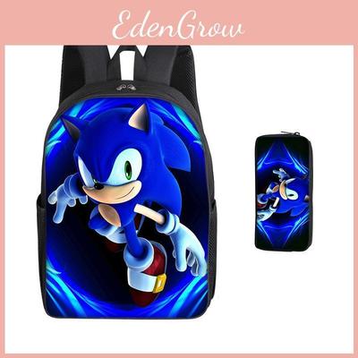 Cartoon Backpack Printed Child Schoolbag Student Pencil Bag