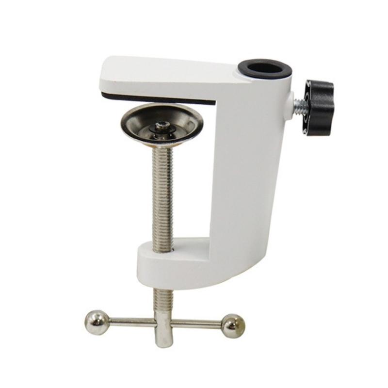 Desktop Microphone Stand Aluminum Base Heavy Duty C Clamp Stand Table Mount Clamp For Up To 55mm Desktop Thicknesses