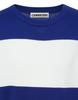 CAMBRIDGE UNIVERSITY [25Ss] Shield Logo Short Sleeve Crew Neck Rugby Sweater Blue