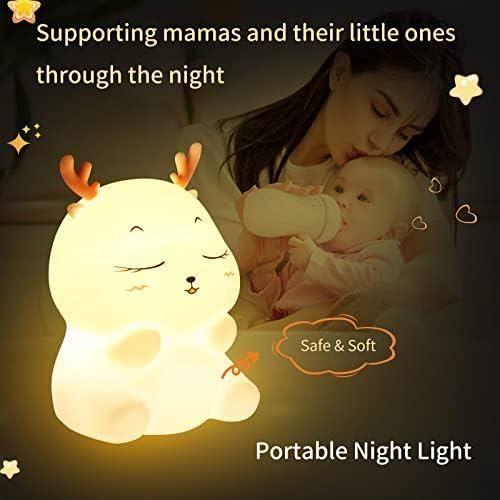 Veilleuse - Diboniur - Rechargeable - 7 Couleurs LED - Silicone - Pour Enfants