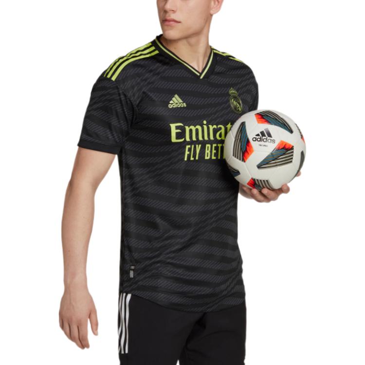 Adidas Soccer Jerseys Men's Black Moderate Straight Fit HI1657