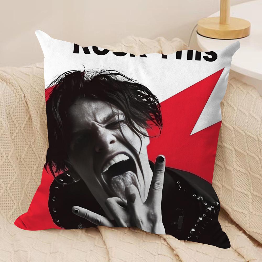 YYungblud Rock Music Singer Cushion Cover Pillowcase Ultra Soft Skin Friendly Fabric Cloud Like Comfort  Concealed Zipper
