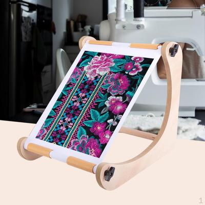 Embroidery Table Stand Holder Portable Sturdy Multifunction Sewing Supplies Cross Stitch Hoop