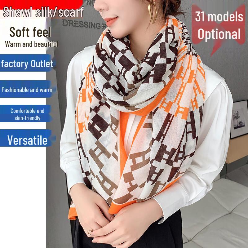 Women s Fashion Linen Blend Scarf & Shawl 90x180 cm