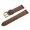 Vintage Genuine Leather Strap for Omega For Samsung Galaxy Watch 6 5 4 Soft Cowhide Breathable Wristband 18mm 20mm 22mm Bracelet