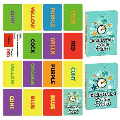 50 Reaction Challenge Multiplayer Board Game Cards English Version Party Party Toys