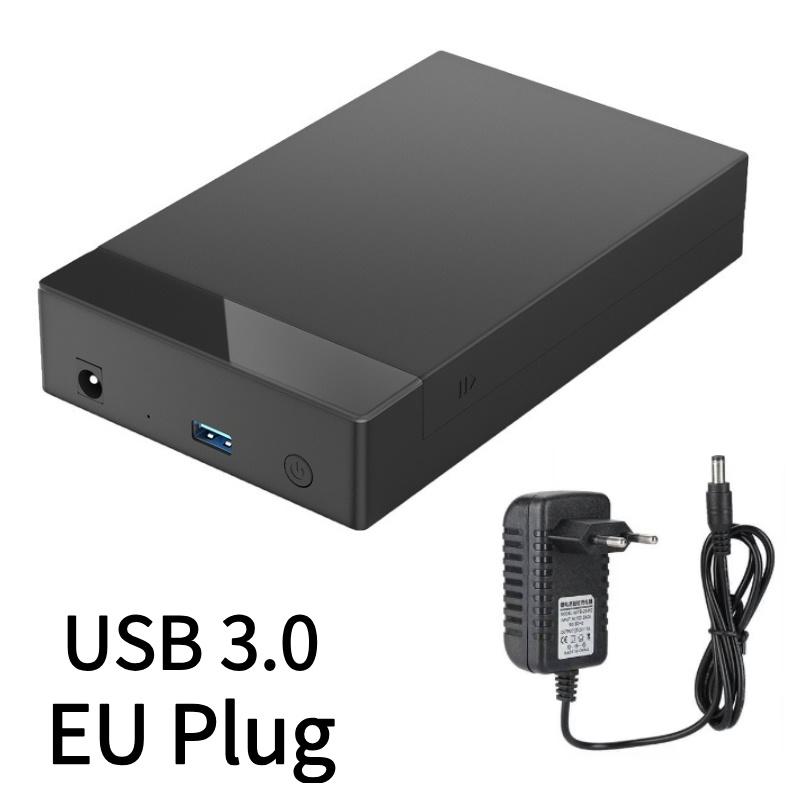 2.5/3. 5 Inch SSD Case External Hard Drive Enclosure 20TB SATA To USB 3.0 Hard Disk Case Adapter for PC Laptop