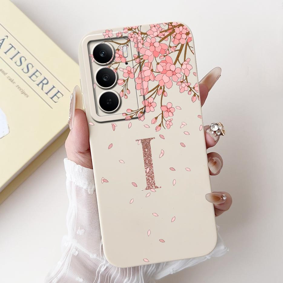 Do Realme C75 4G Etui Uroczne Korona Litery Pokrowiec 6.72'' Odporne na Wstrząsy Etui na Telefon Do Realme C75 C 75 RealmeC75 4G Miękkie Etui Zderzak