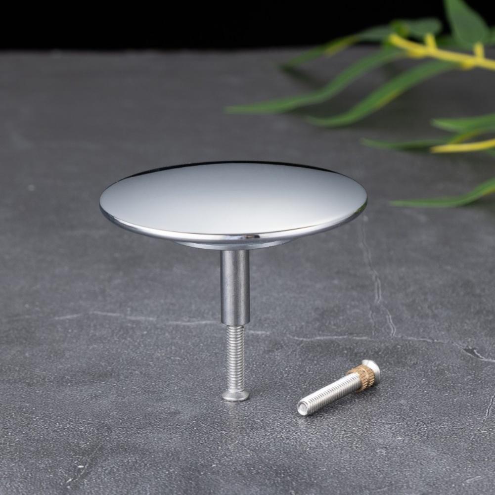Chrome Brass Bathtub Drain Stopper With Height Adjustable Design And Leak Proof Seal For Bathroom Tub Replacement