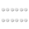 12Pcs LED Tea Lights Heart Shaped Flameless Battery Operated Electronic Fake Candles Wedding Party