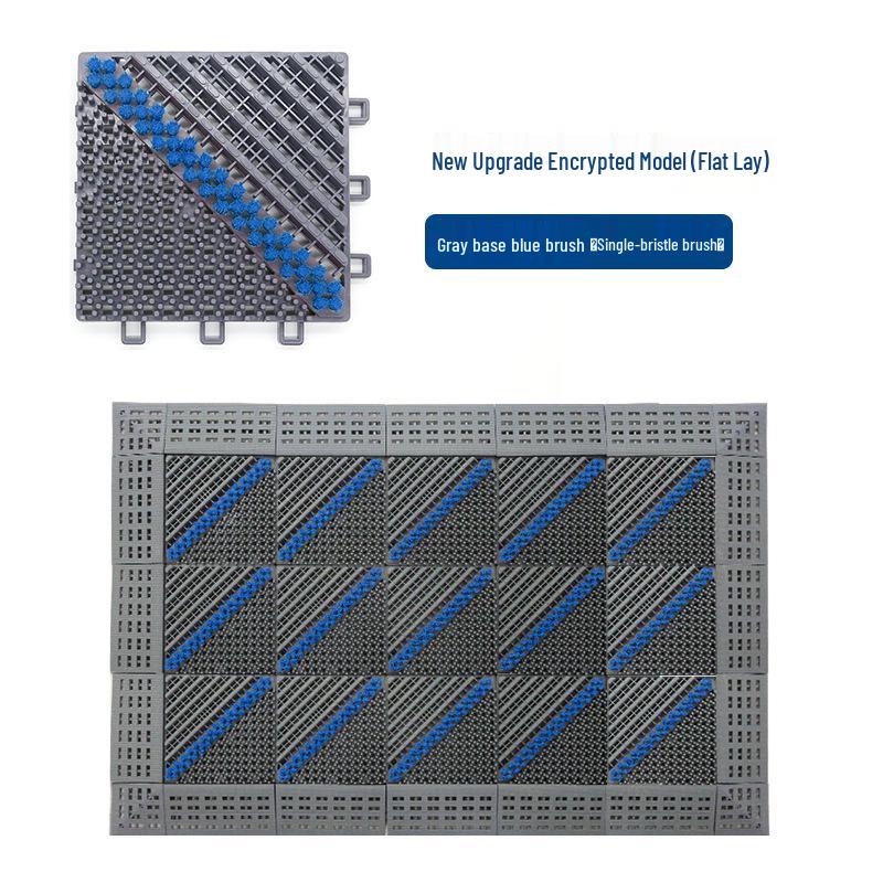 Interlocking Anti-Slip Outdoor Entryway Dirt & Dust Removal Mat